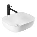 REA-U6521 - Lavabo de sobreencimera BELINDA 33,5x46,5 cm cerámica/blanco brillante