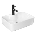 REA-U6524 - Lavabo sobre encimera KELLY 38x49 cm cerámica/blanco brillante