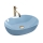 REA-U6620 - Lavabo de encimera LISA 35x49 cm cerámica/azul brillante