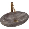 REA-U6649 - Lavabo sobre encimera ROXY 31x49 cm cerámica/efecto piedra