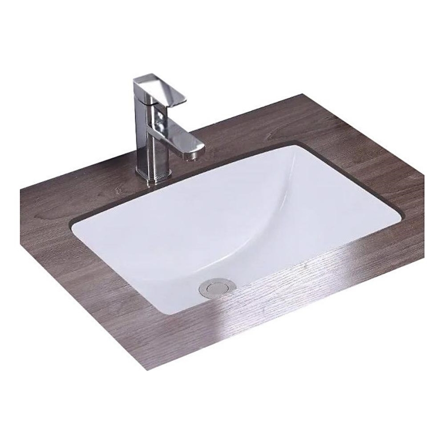 REA-U6653 - Lavabo empotrado ADELA 33x46 cm cerámica/blanco brillante