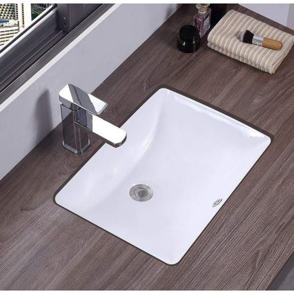 REA-U6653 - Lavabo empotrado ADELA 33x46 cm cerámica/blanco brillante
