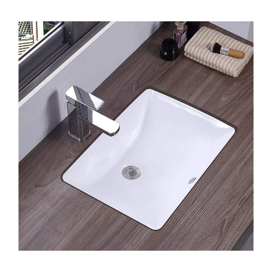 REA-U6653 - Lavabo empotrado ADELA 33x46 cm cerámica/blanco brillante