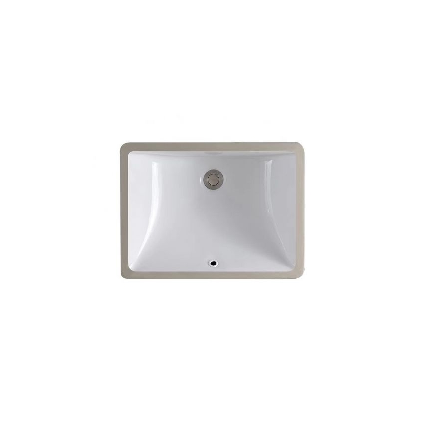 REA-U6653 - Lavabo empotrado ADELA 33x46 cm cerámica/blanco brillante