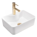 REA-U8196 - Lavabo sobre encimera KELLY MINI 31x41 cm cerámica/blanco brillante
