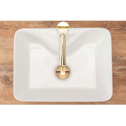 REA-U8196 - Lavabo sobre encimera KELLY MINI 31x41 cm cerámica/blanco brillante