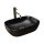 REA-U8470 - Lavabo sobre encimera BELINDA 33,5x46,5 cm cerámica/negro mate