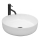 REA-U8493 - Lavabo sobre encimera ELMA Ø 45 cm, cerámica, blanco brillante