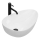REA-U8536 - Lavabo sobre encimera GRETA 39x56 cm cerámica/blanco brillante