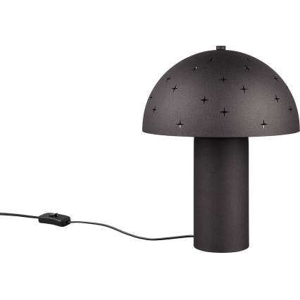 Reality - Lámpara de mesa SETA 1xE14/28W/230V negra