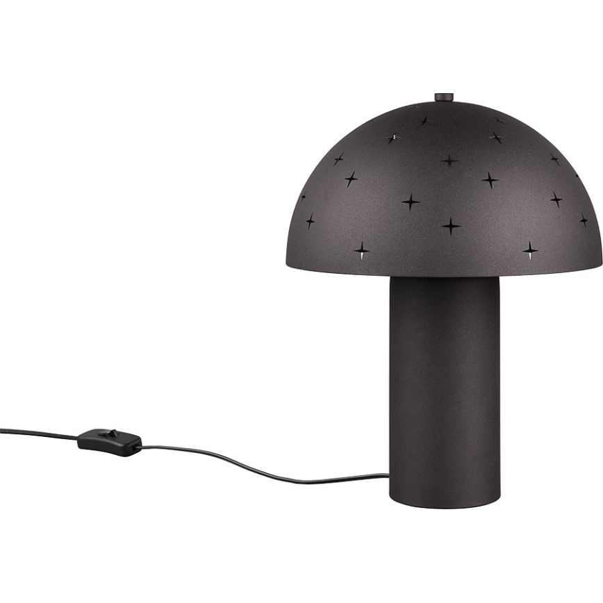 Reality - Lámpara de mesa SETA 1xE14/28W/230V negra