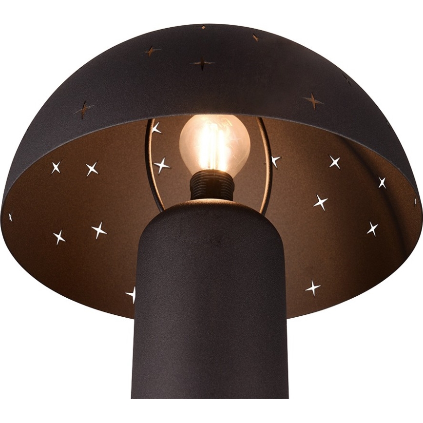 Reality - Lámpara de mesa SETA 1xE14/28W/230V negra