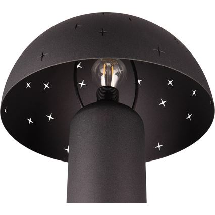 Reality - Lámpara de mesa SETA 1xE14/28W/230V negra