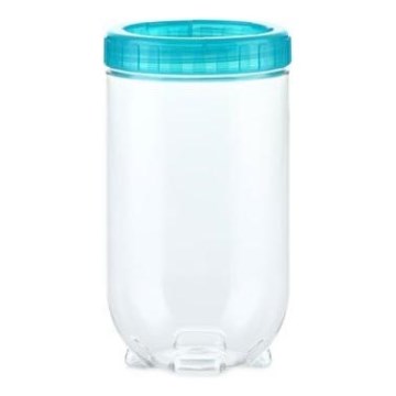 Recipiente de comida INTERLOCK 0,5 l turquesa/transparente
