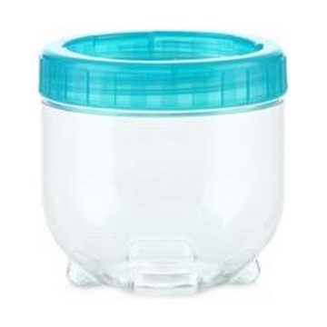 Recipiente de comida INTERLOCK 0,5 l turquesa/transparente