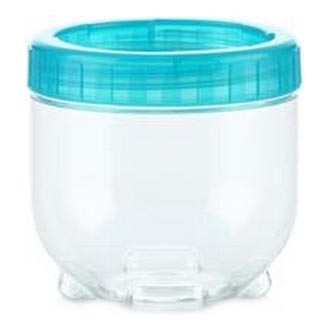 Recipiente de comida INTERLOCK 0,5 l turquesa/transparente