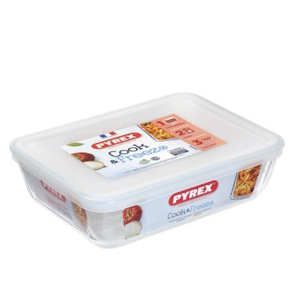 Recipiente de vidrio PYREX para alimentos, 1,5 l