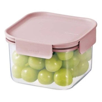 Recipiente para alimentos CLASSIC PLUS 0,86 l rosa/transparente