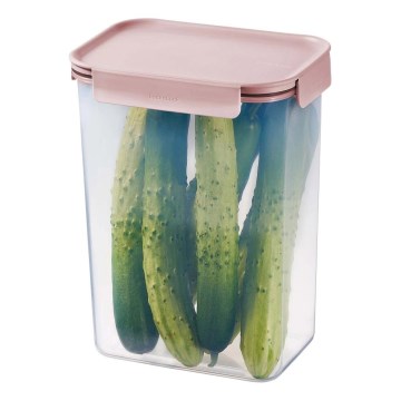 Recipiente para alimentos CLASSIC PLUS 4 l rosa/transparente