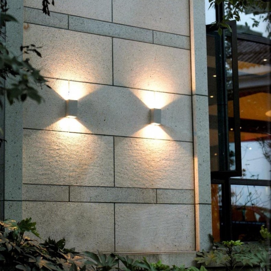 RED - Design Rendl - R10353 - Aplique LED para exterior DIXIE 2xLED/5W/230V IP54