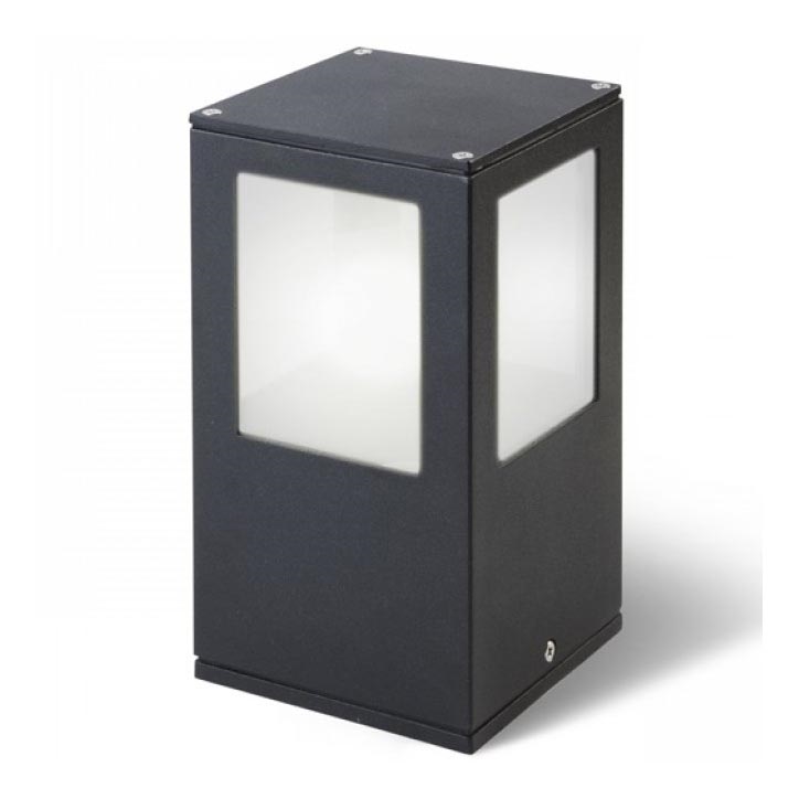RED - Design Rendl - R10367 - Aplique de exterior PONDER 1xE27/18W/230V IP44