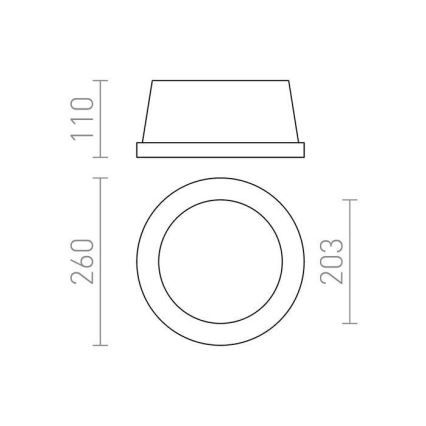 RED - Design Rendl - R10444 - Lámpara de suspensión MIA 2xE27/40W/230V