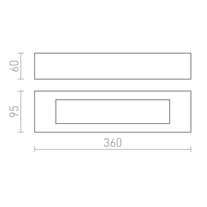 RED - Design Rendl - R10446 - Aplique ROLO 2xE14/40W/230V