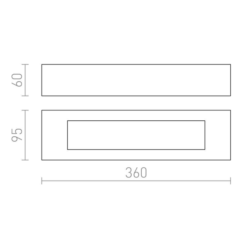 RED - Design Rendl - R10446 - Aplique ROLO 2xE14/40W/230V