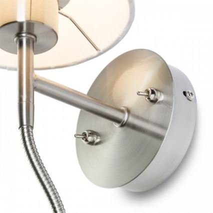 RED - Design Rendl - R10580 - Lámpara de pared LED VERSA 1xE27/42W/230V + LED/3W