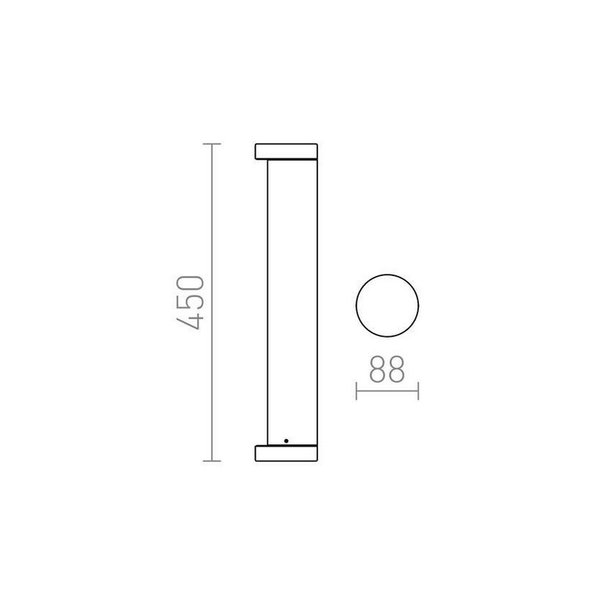 RED - Design Rendl - R11171 - Lámpara LED de exterior SONET LED/7W/230V IP54 antracita