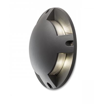 RED - Design Rendl-R11751- Lámpara empotrable LED para exteriores TOP 4xLED/1W/230V IP67