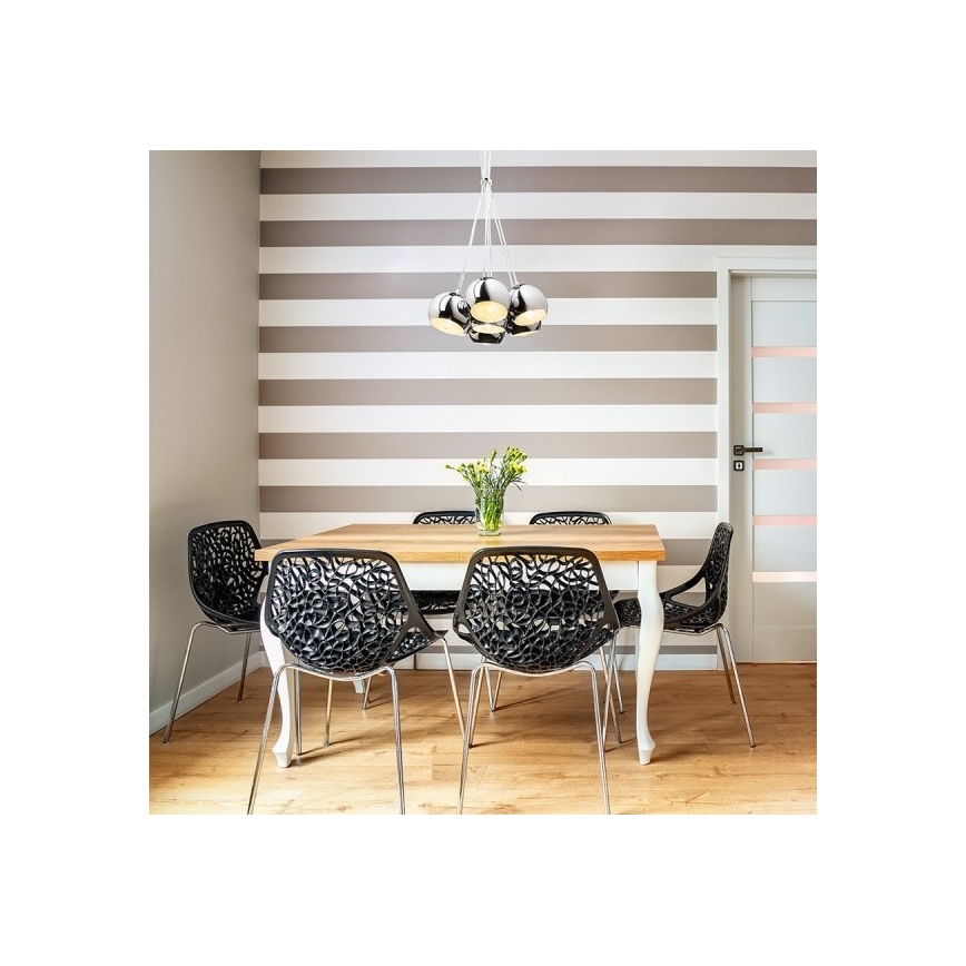 RED - Design Rendl - R11761 - Lámpara colgante ASTROMET 7xE27/42W/230V