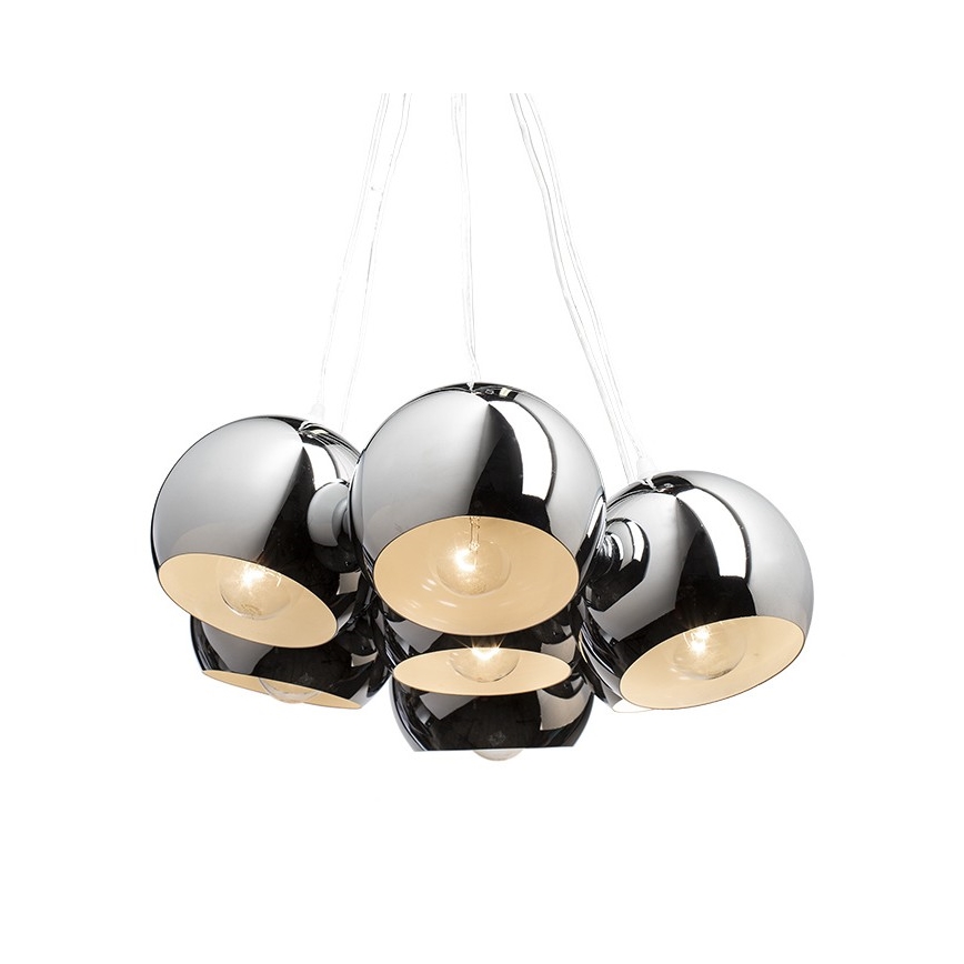 RED - Design Rendl - R11761 - Lámpara colgante ASTROMET 7xE27/42W/230V