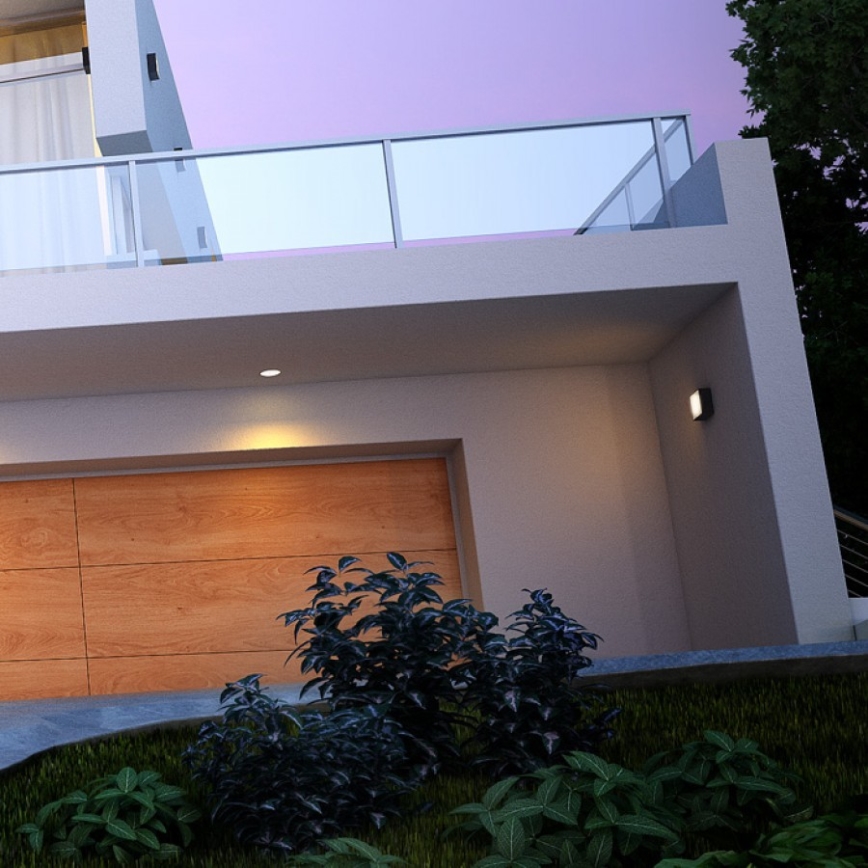RED - Design Rendl - R11967 - Plafón LED de exterior BONO LED/4W/230V IP54