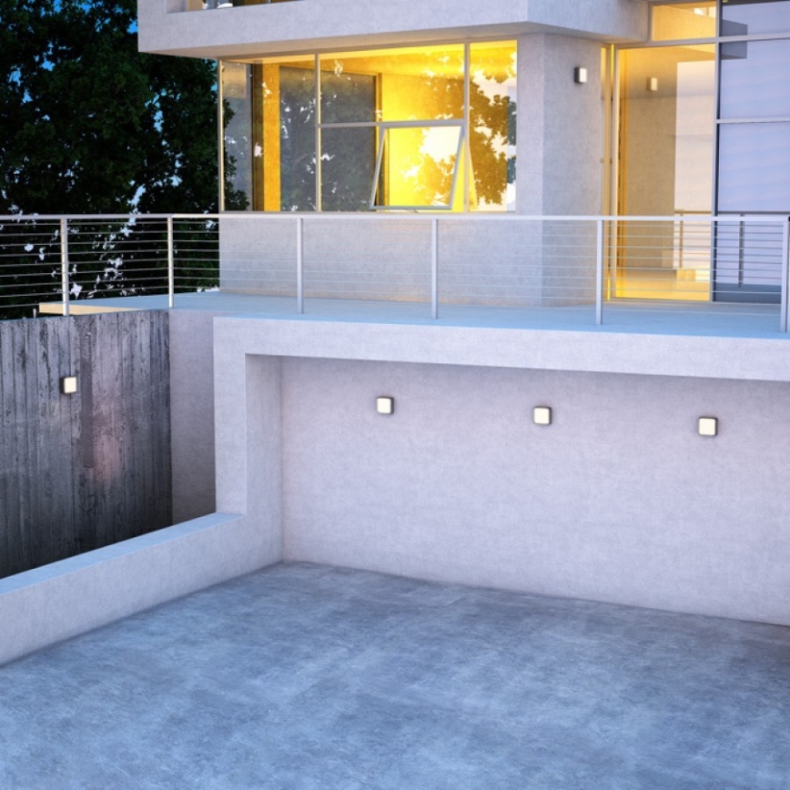 RED - Design Rendl - R11967 - Plafón LED de exterior BONO LED/4W/230V IP54