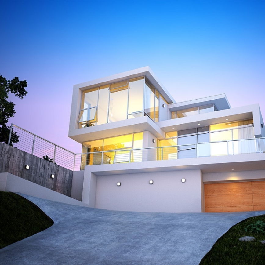 RED - Design Rendl - R11967 - Plafón LED de exterior BONO LED/4W/230V IP54