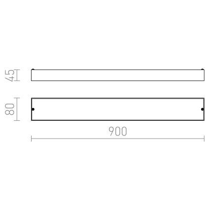 RED - Design Rendl - R11996 - Aplique LED de baño MARINA LED/14W/230V IP44