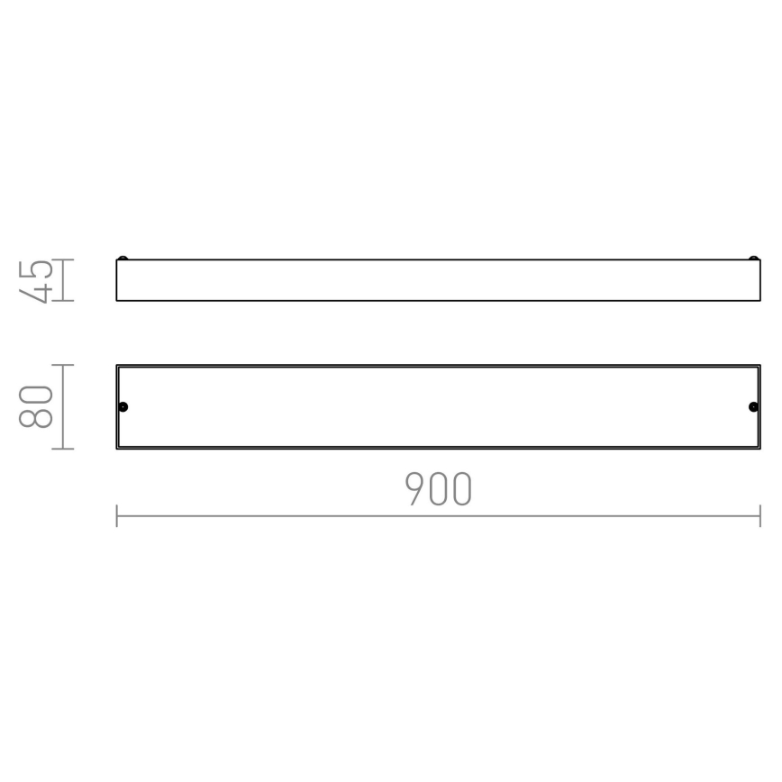 RED - Design Rendl - R11996 - Aplique LED de baño MARINA LED/14W/230V IP44