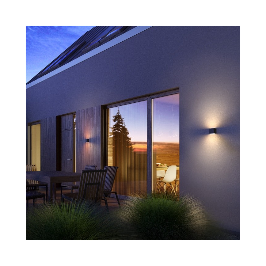 RED - Design Rendl - R12012 - Aplique LED para exterior CHOIX 2xLED/3W/230V IP54
