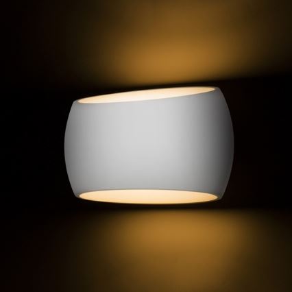 RED - Design Rendl - R12365 - Aplique VERITA 1xE27/33W/230V blanco