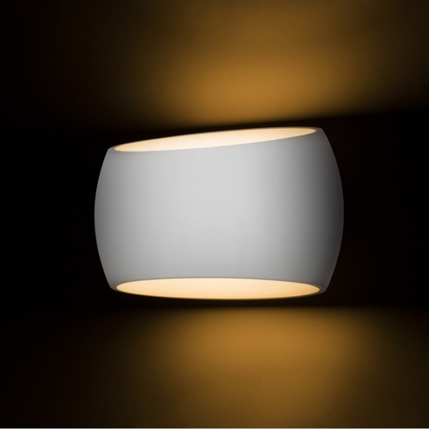 RED - Design Rendl - R12365 - Aplique VERITA 1xE27/33W/230V blanco