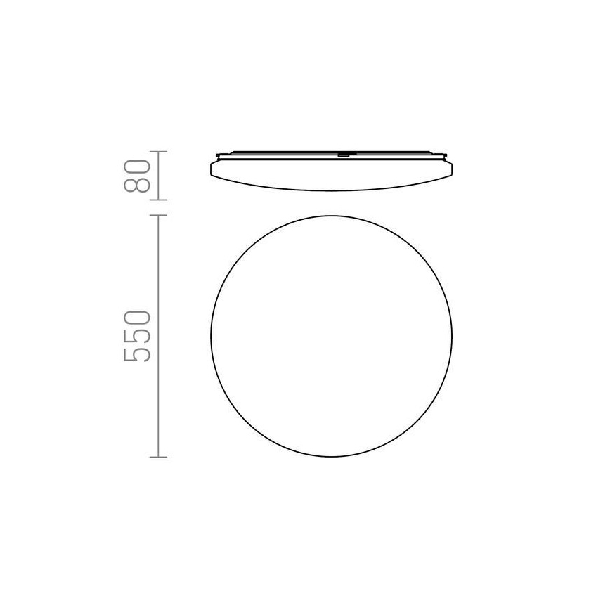 RED - Design Rendl - R12434 - Plafón LED SEMPRE LED/56W/230V redondo