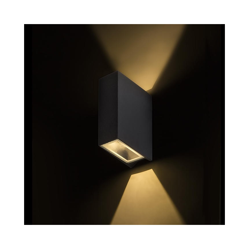 RED - Design Rendl - R12555 - Aplique LED para exterior UKKO 2xLED/3W/230V IP54