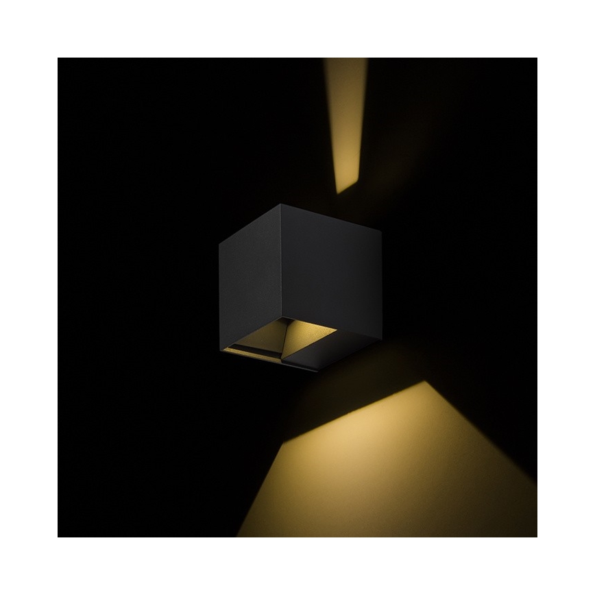 RED-Design Rendl - R12557- Aplique LED de exterior CARRE 2xLED/3W/230V IP54