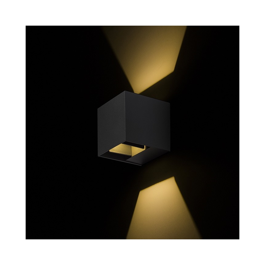 RED-Design Rendl - R12557- Aplique LED de exterior CARRE 2xLED/3W/230V IP54