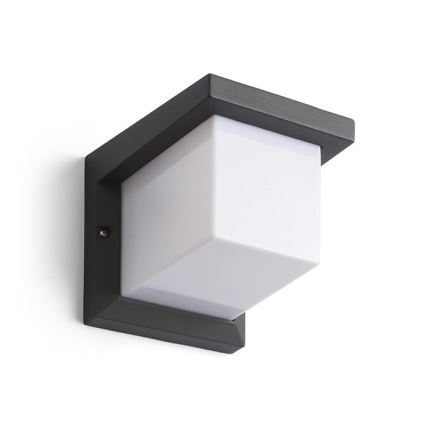 RED - Design Rendl - R12560 - Aplique de exterior HIDE 1xE27/13W/230V IP44
