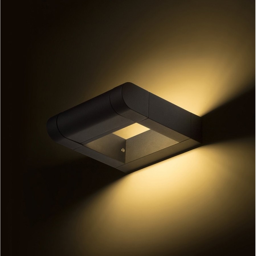 RED - Design Rendl-R12623- Aplique LED de exterior AQUE LED/8W/230V IP54