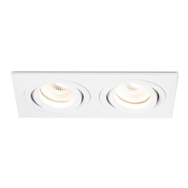RED - Design Rendl - R12713- Lámpara empotrada PASADENA 2xGU10/50W/230V
