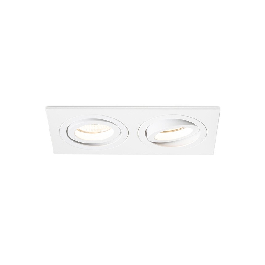 RED - Design Rendl - R12713- Lámpara empotrada PASADENA 2xGU10/50W/230V