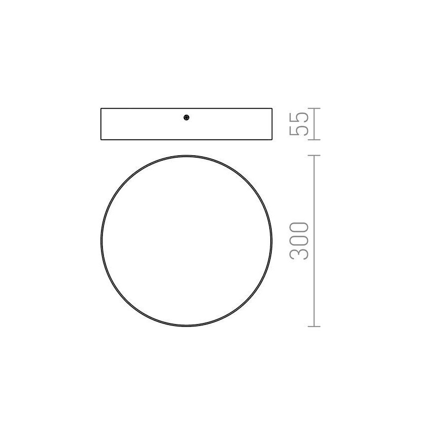 RED - Design Rendl - R12845 - Plafón LED LARISA LED/30W/230V marrón